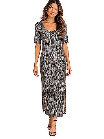 Connected Apparel Casual Dress (view 1)