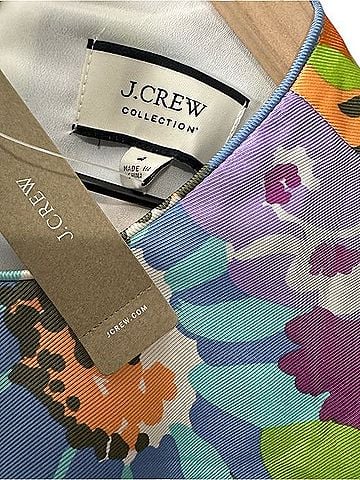 J.Crew Collection Collection Silk Floral Shift Dress Cocktail Dress (view 1)