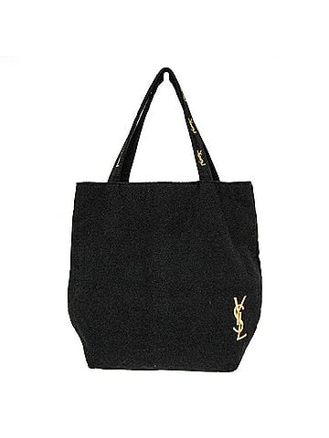 Yves Saint Laurent Yves Saint Laurent Novelty Women's Canvas Handbag,Tote Bag Black (view 1)