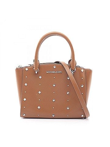 Michael Kors Michael Kors handbag, leather, women's, brown, 35H7SE0S5L (view 1)