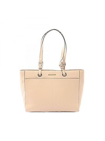 Michael Kors Michael Kors JET SET TRAVEL Tote Bag Handbag Leather Women's Beige 35S1GTVT7L (view 1)