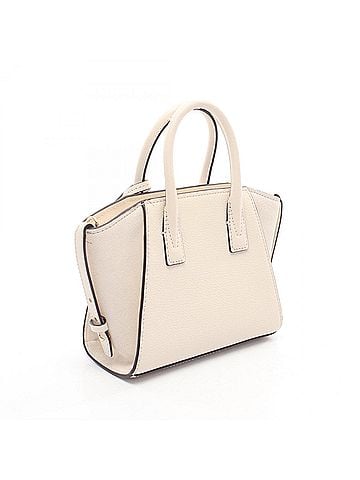 Michael Kors Michael Kors Avril Extra Small Satchel Handbag, Leather Suede, Women's, Ivory (35F4G4VC0L) (view 2)