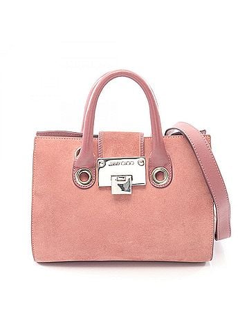Jimmy Choo Jimmy Choo handbag, suede leather, women's, pink. (view 1)