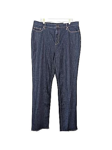 Lands' End High Rise Straight Leg Jeans (view 1)