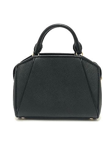Michael Kors Michael Kors CLEO Satchel Small Logo Bag, 2-Way Crossbody Shoulder Handbag, Women's, Black, Like New (view 2)