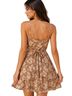 Roxy Floral Tie-Waist Spaghetti Strap Dress Casual Dress - photo 2