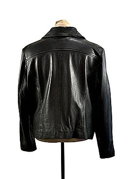 Halogen Leather Moto Jacket Leather Jacket (view 2)