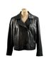Halogen Leather Moto Jacket Leather Jacket - photo 1