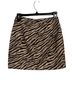 Akaiv Zebra Print Tan Black Formal Skirt Size S - photo 2