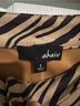 Akaiv Zebra Print Tan Black Formal Skirt Size S - photo 3
