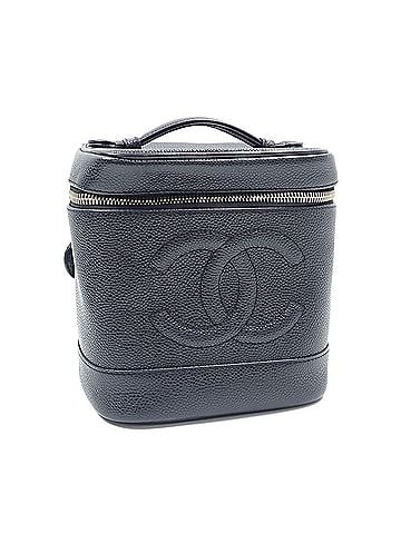 Chanel Chanel Vanity Bag for Women, Black, Caviar Leather, A01998, Handbag, Makeup (view 1)