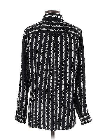Theory Theory Long Sleeve Silk Top (view 2)