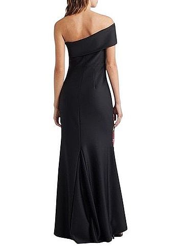 Eliza J One-Shoulder Floral Gown Cocktail Dress (view 2)