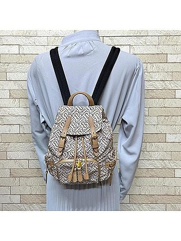 Burberry Burberry TB Monogram Backpack/Daypack, Nylon, Women's. (view 2)