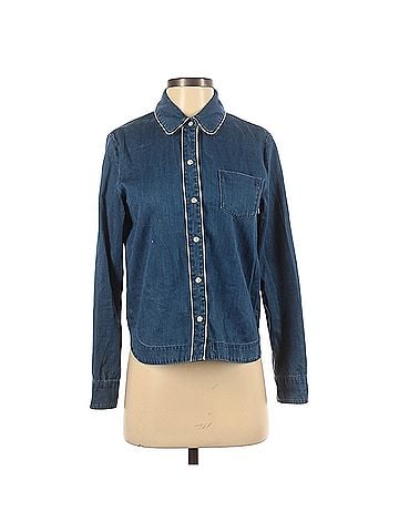 Maje Maje Long Sleeve Button Down Shirt (view 1)