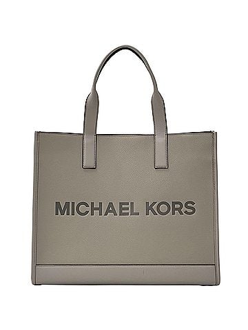Michael Kors Michael Kors women's handbag, leather tote bag, gray. (view 1)