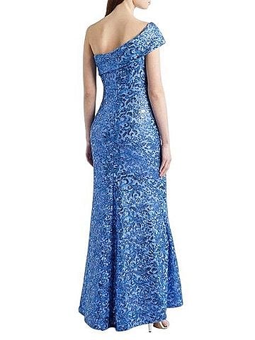Eliza J One-Shoulder Gown Cocktail Dress (view 2)