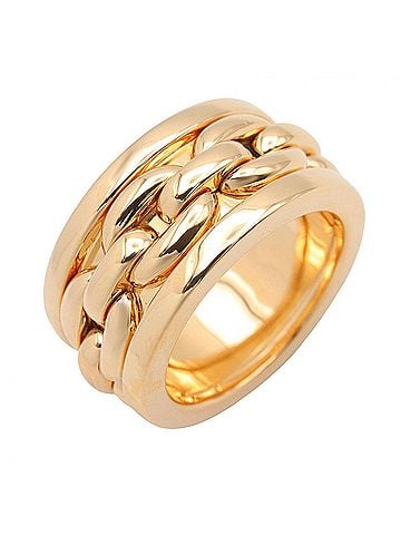 Ralph Lauren Ralph Lauren ring, 18KPG (pink gold), men's and women's, gold-toned. (view 1)