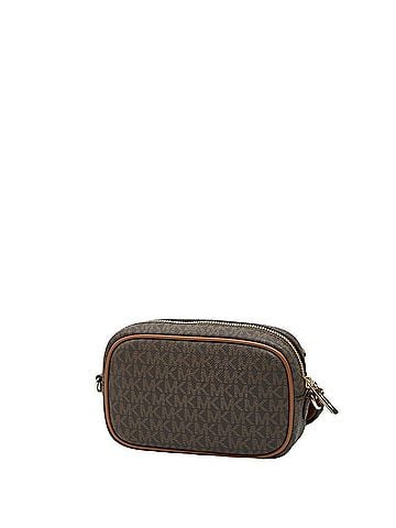 Michael Kors Michael Kors MK Signature MAISIE 2-in-1 Camera Crossbody Shoulder Bag, Brown Leather, Women's. (view 2)