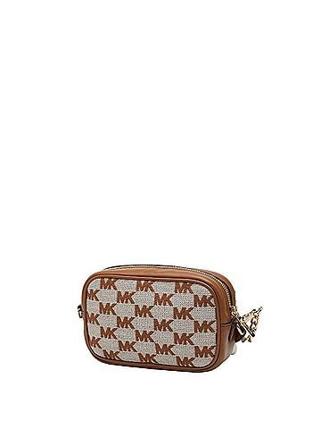 Michael Kors Michael Kors Logo MAISIE 2-in-1 Camera Crossbody Shoulder Bag, Brown Canvas Leather, Women's. (view 2)