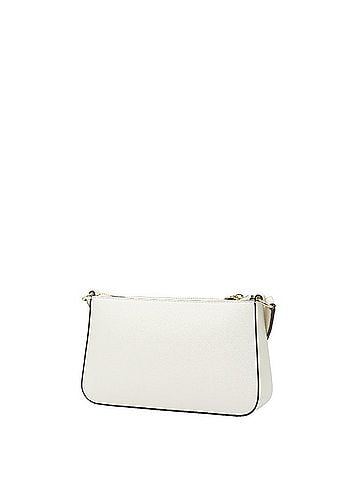 Michael Kors Michael Kors Logo Shoulder Bag, White Leather, Women's (view 2)