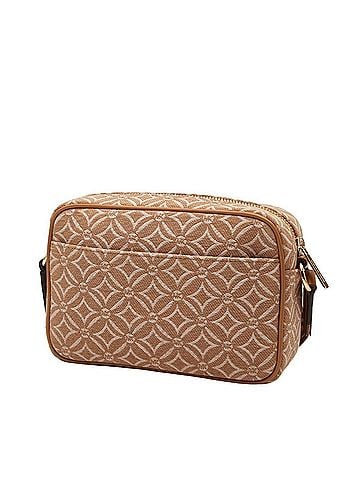 Michael Kors Michael Kors JET SET ITEM Logo Crossbody Shoulder Bag, Brown Canvas Leather, Women's. (view 2)