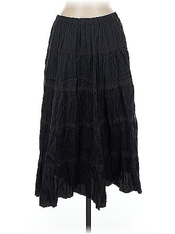 Garnet Hill Garnet Hill Silk Skirt (view 1)