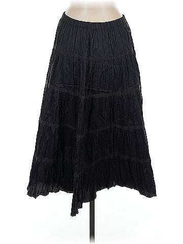 Garnet Hill Garnet Hill Silk Skirt (view 2)