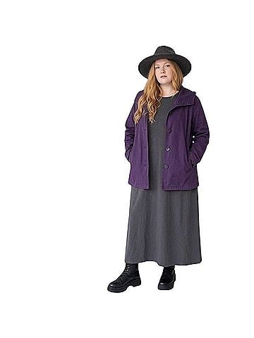 C.M.C by Color Me Cotton Cmc Purple Swing Button Coat Coat (view 1)