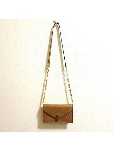 Ralph Lauren Polo by Ralph Lauren ID Leather Chain Wallet &amp; Bag, Brown, Women's (view 2)