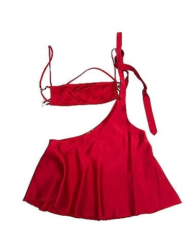 Are You Am I Missi Bra and Kyften Silk Skirt (view 1)