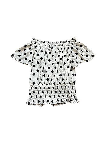 INC International Concepts Short Sleeve Blouse (view 2)