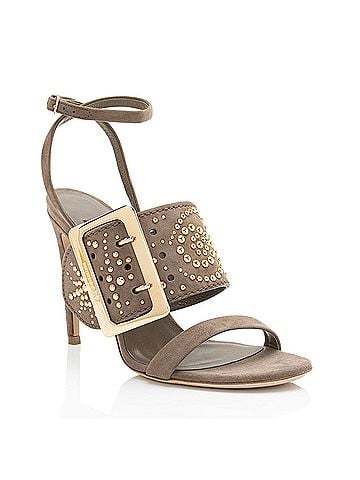 Burberry Burberry Studded Suede Buckle Sandals - Size 6.5 / 36.5 (view 1)