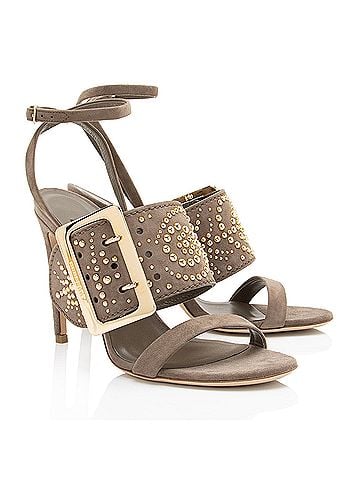Burberry Burberry Studded Suede Buckle Sandals - Size 6.5 / 36.5 (view 2)