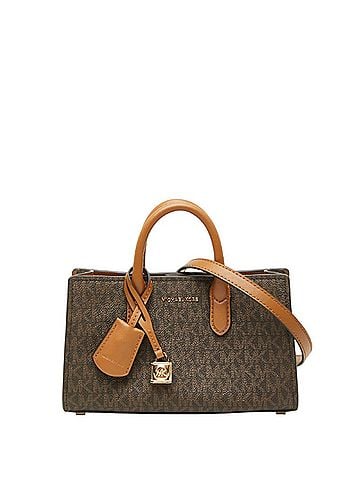 Michael Kors Michael Kors Scarlett Handbag Shoulder Bag 2WAY 32F4GETC0B Brown Leather Women's (view 1)