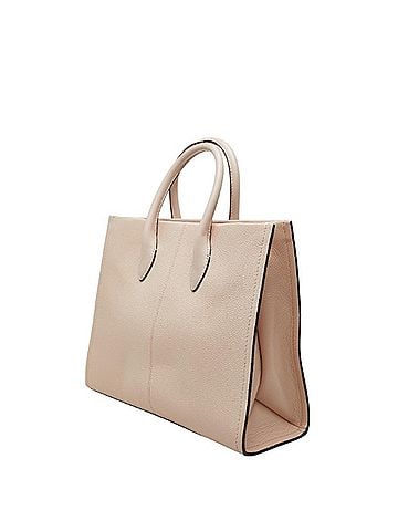 Michael Kors Michael Kors MIRELLA EW Tote Medium Handbag Shoulder Bag 2-Way Light Pink Leather Women's (view 2)