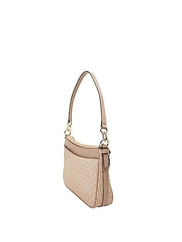 Michael Kors Michael Kors MK Signature Handbag Shoulder Bag 2-Way 32S1GT9C8B Pink Leather Women's (view 2)