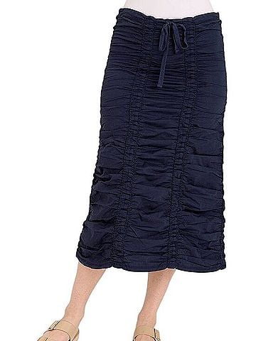 XCVI Double Shirred Panel Skirt Casual Skirt (view 1)