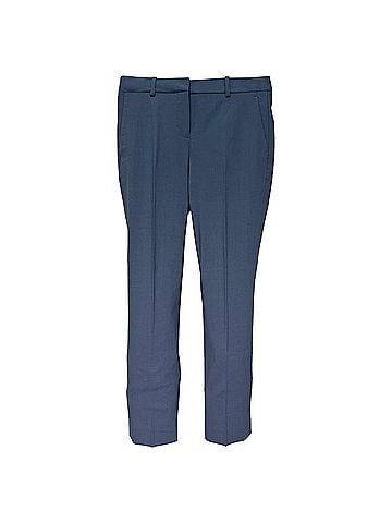 Theory Theory Trousers in Navy Blue Wool (view 1)