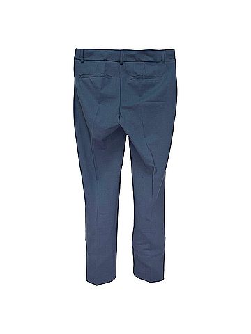 Theory Theory Trousers in Navy Blue Wool (view 2)