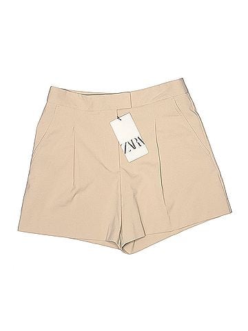 Zara Zara Khaki Shorts (view 1)