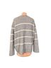 & Other Stories Stripes Gray Ivory Wool Pullover Sweater Size L - photo 2