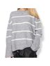 & Other Stories Stripes Gray Ivory Wool Pullover Sweater Size L - photo 8