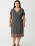 Talbots Print Gray Talbots Casual Dress Size 1X - photo 3