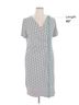 Talbots Print Gray Talbots Casual Dress Size 1X - photo 4