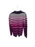 Liz Claiborne 100% Cotton Stripes Blue Pink Pullover Sweater Size S - photo 2