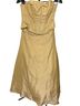 B2 100% Polyester 100% Acetate Gold Cocktail Dress Size 10 - photo 1