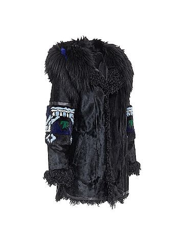Emilio Pucci Emilio Pucci Shearling Raccoon Fur Coat (view 1)