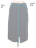 J.Crew Blue J.Crew Wool Skirt Size 14 - photo 3