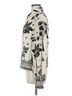 CAbi 100% Polyester Print Ivory C Abi Long Sleeve Blouse Size M - photo 4